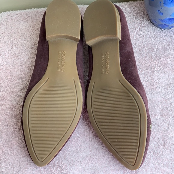 Nearly New Sonoma Genuine Suede Hadlee Flats - Picture 5 of 8